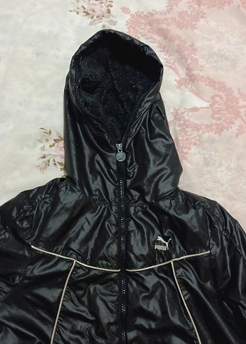 Siyah Parlak Kapüşonlu Fermuarlı Kız erkek içinde uygun - Görsel 3