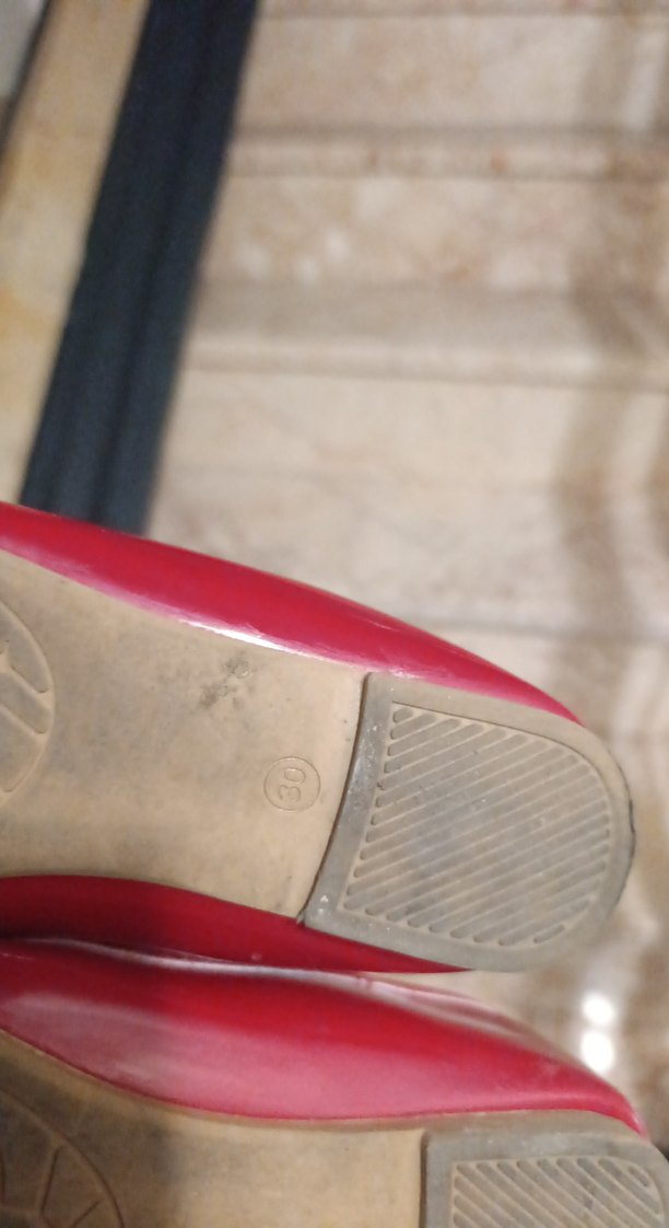 Kız Çocuk Kırmızı Fiyonk Detaylı Babet - Görsel 4