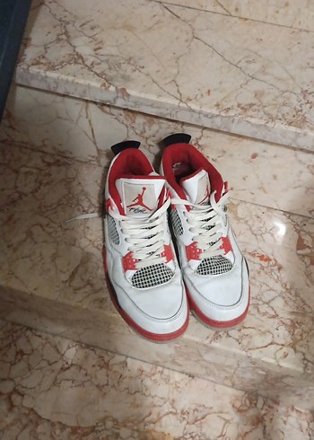 Nike Air Beyaz Gri Basketbol Ayakkabısı - Görsel 4