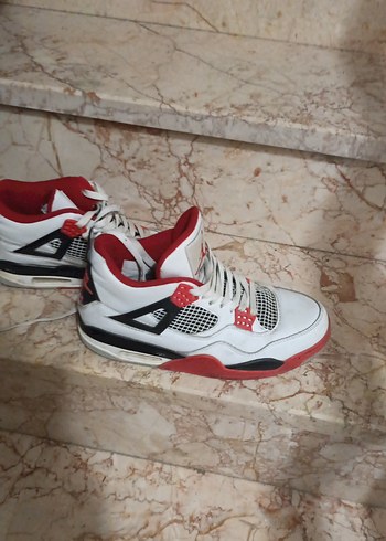 Nike Air Beyaz Gri Basketbol Ayakkabısı - Görsel 3