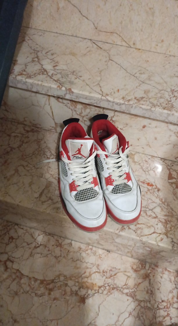 Nike Air Beyaz Gri Basketbol Ayakkabısı - Görsel 4