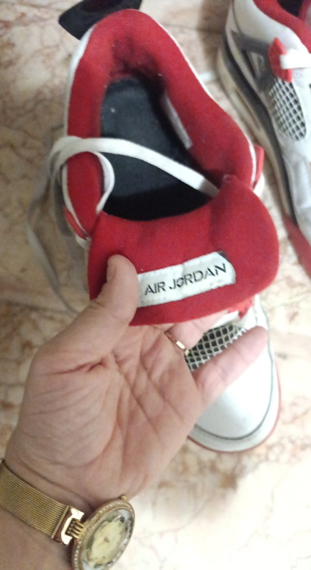 Nike Air Beyaz Gri Basketbol Ayakkabısı - Görsel 5