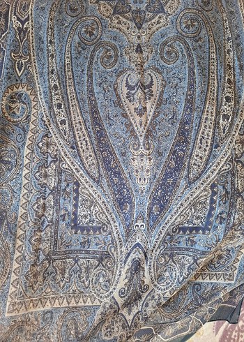  Beden çeşitli Renk etnik desen lacivert mavi tesettür Şal