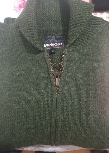 Yeşil Örgü Erkek Yün Hırka - Görsel 5