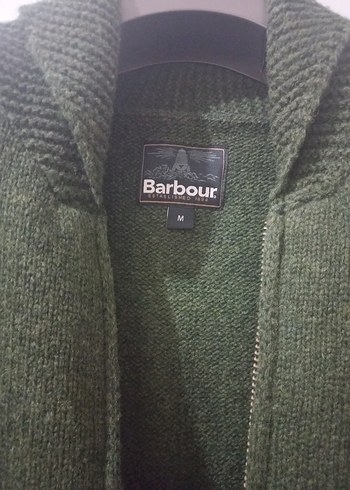 Yeşil Örgü Erkek Yün Hırka - Görsel 6