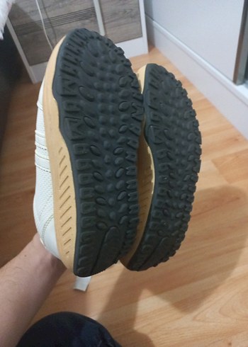 Kadın Beyaz Bağcıklı Platform Spor Ayakkabı - Görsel 5