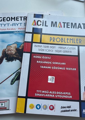 Acil Matematik Problemler ve Geometri TYT-AYT Kitapları