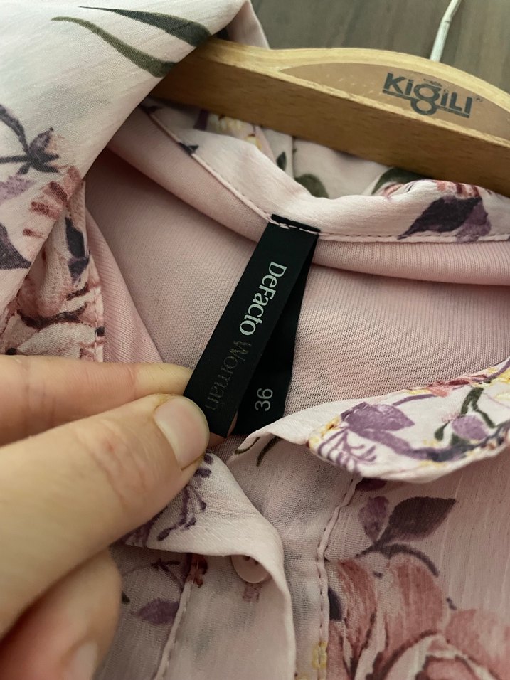 Pembe Çiçekli Uzun Bohem Elbise - Görsel 3