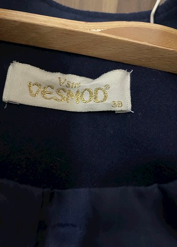 Kemerli şişme kaşe lacivert Uzun Kadın mont - Görsel 3