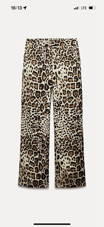 zara leopar pantolon