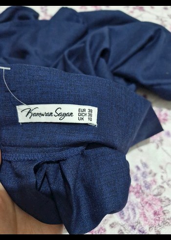 lacivert Bohem  Etek - Görsel 4