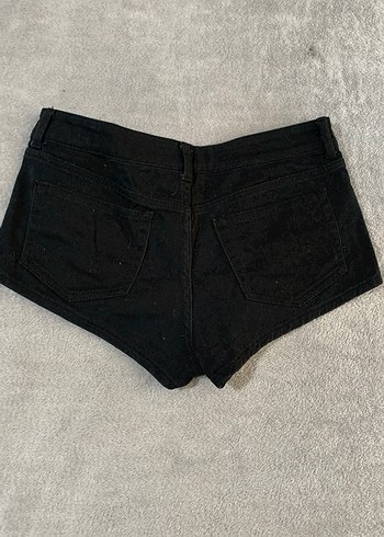 Siyah Kadın MiniŞort - Görsel 2