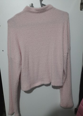 Yeni Sezon Pembe Düğmeli Hırka - Görsel 5