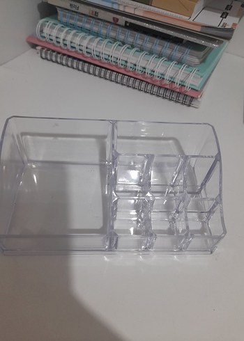 Beyaz Şeffaf Makyaj Organizeri - Görsel 2