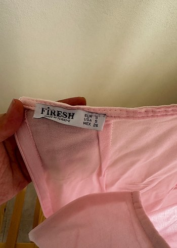 H&M Pembe Keten Uzun Askılı Drapeli Elbise