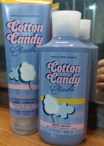 Beden Bath & Body Works Cotton Candy Clouds Vücut Kremi ve Yıkama