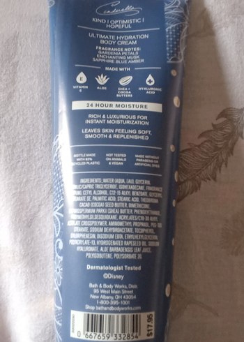 Walt Disney World DİSNEP CİNDİRELLA BODY CREAM