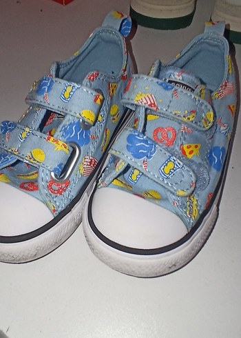 Converse Çocuklar için Renkli Converse Velcro Spor Ayakkabı