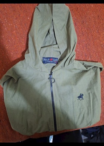 Kadın Yeşil Kapüşonlu Fermuarlı Ceket - Görsel 2