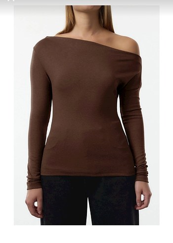 bluz kayik yaka - Görsel 2