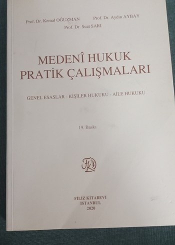 Medeni Hukuk Pratik Çalışmaları - 19. Baskı