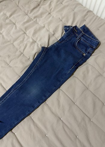 Defacto Düğmeli Mavi erkek çocuk Jean Pantolon