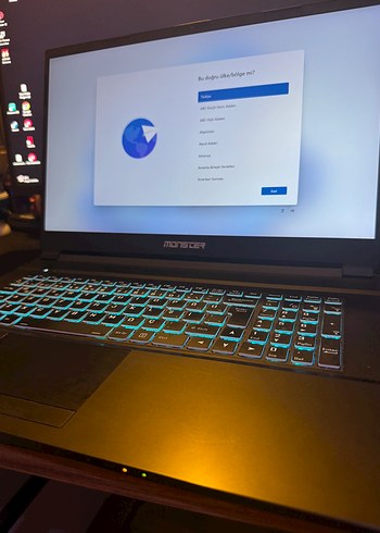 Navy Renk Monster Laptop - Görsel 2