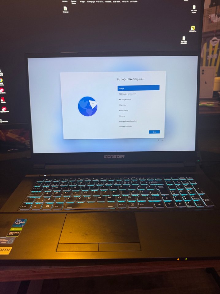 Navy Renk Monster Laptop - Görsel 4