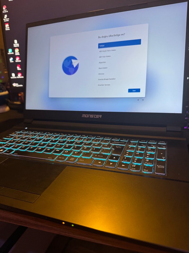 Navy Renk Monster Laptop - Görsel 2