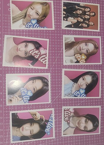  Beden Renk K-Pop Üyeleri Fotoğraf Kartları