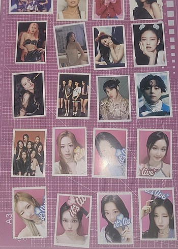 K-Pop Üyeleri Fotoğraf Kartları