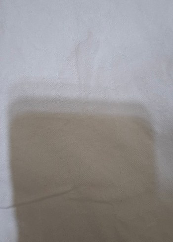 kendinden desenli beyaz kadın pantolon - Görsel 3