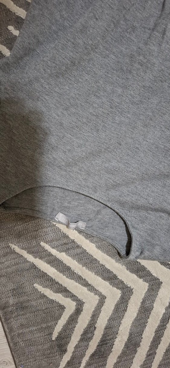 gri basic kadın elbise - Görsel 2