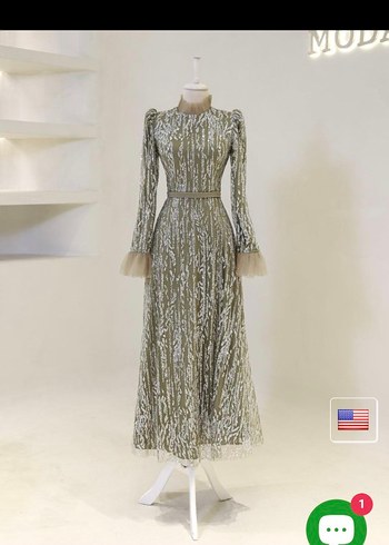 Tesettür Abiye Elbise - Görsel 5