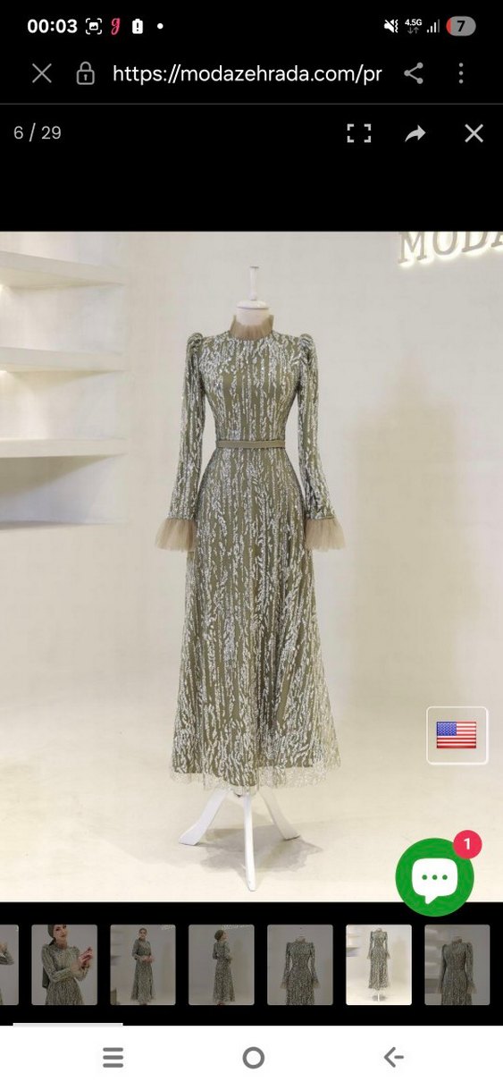 Tesettür Abiye Elbise - Görsel 5