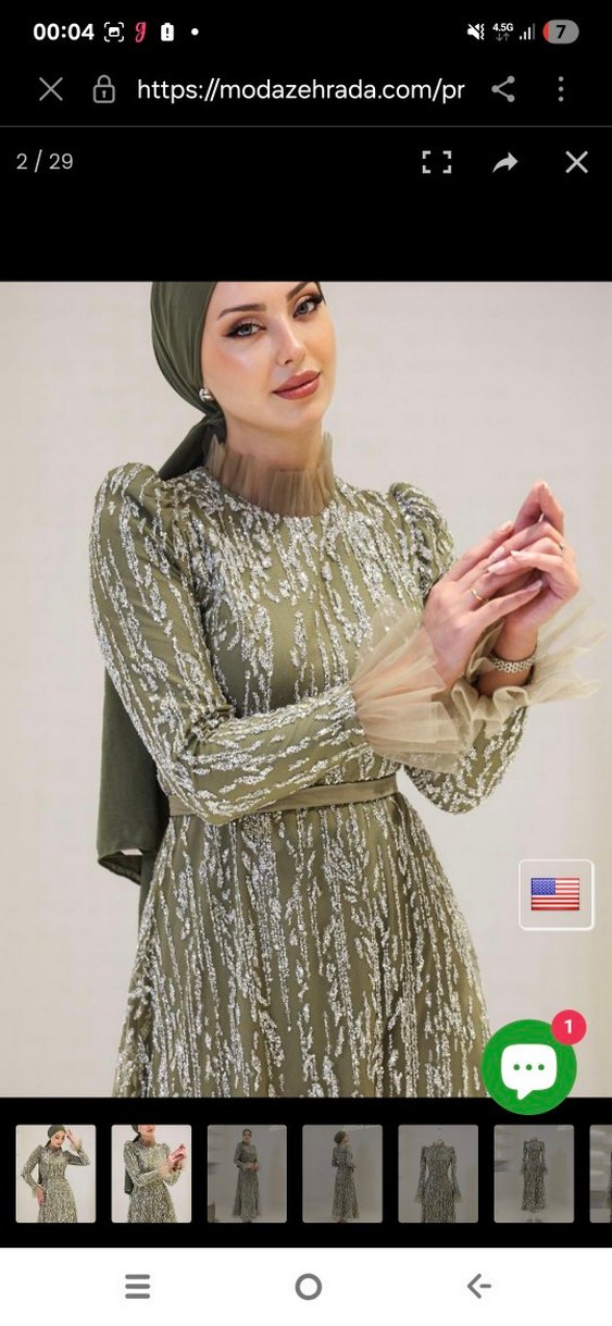 Tesettür Abiye Elbise - Görsel 2