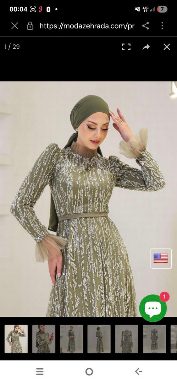 Tesettür Abiye Elbise - Görsel 3