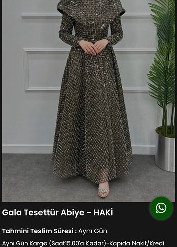 Tesettür Abiye - Görsel 5