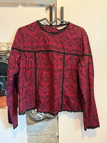 Zara Zara klasik bluz 34 36 bedene uygun