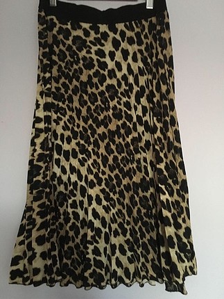 Zara leopar etek