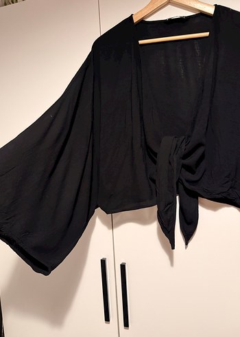 KSiyah V Yaka Bolero - Görsel 4