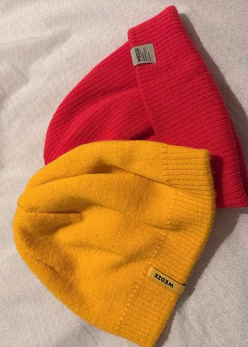 Kadın Kırmızı Örgü Yün Bere - Görsel 5