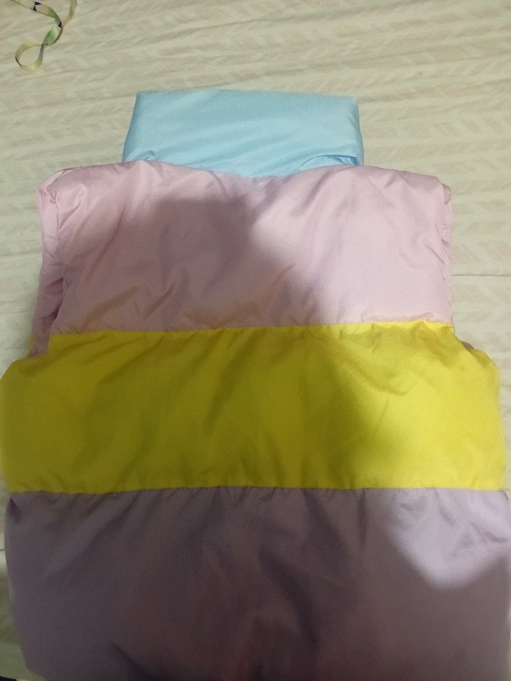 Renkli Kadın Kolsuz Fermuarlı şişme Yelek - Görsel 2