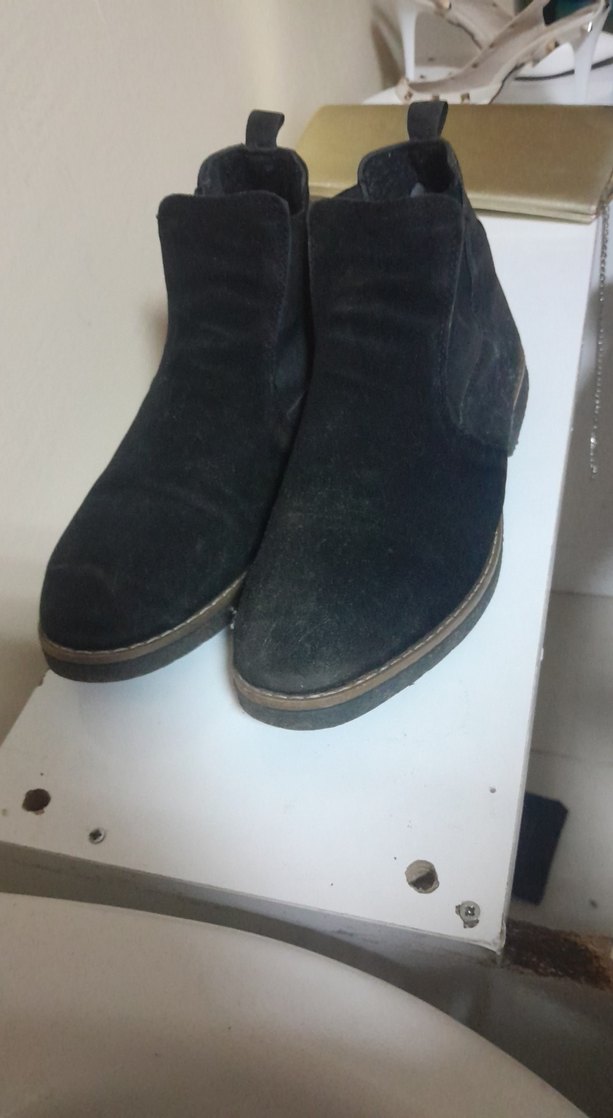 Siyah Minimalist Kemerli Erkek Botu - Görsel 2