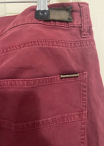 Zara Bordo Erkek Rahat Kesim Pantolon