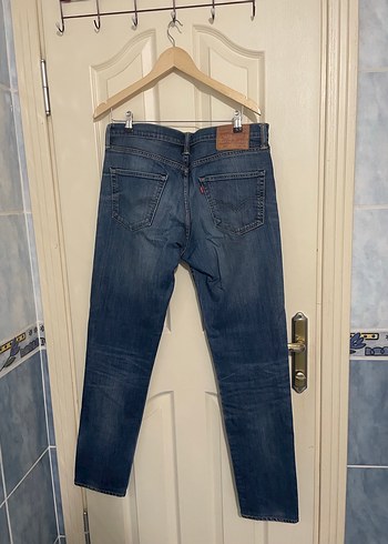 33 Beden Levis Mavi Midi Denim Jean
