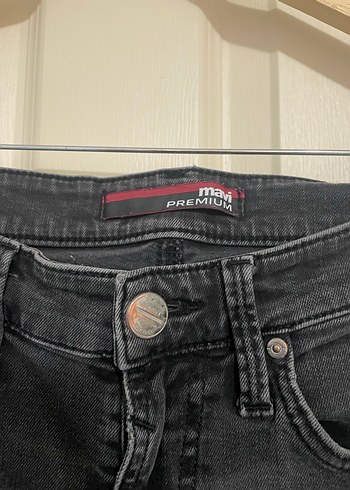 30 Beden gri Renk Gri Regular Fit Erkek Denim Pantolon