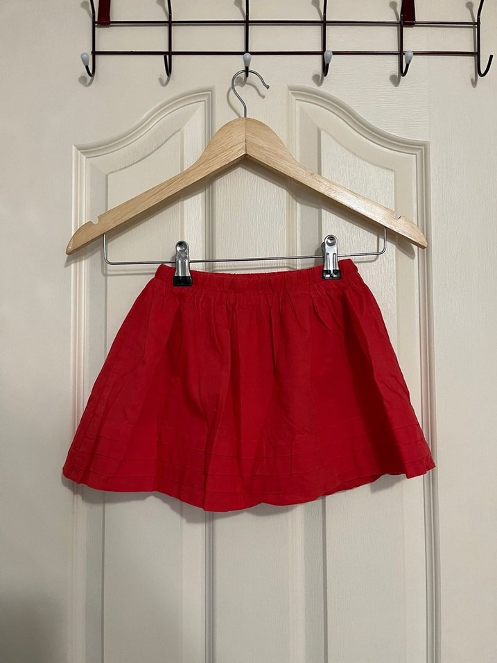 Kız Çocuk Kırmızı  Etek - Görsel 2