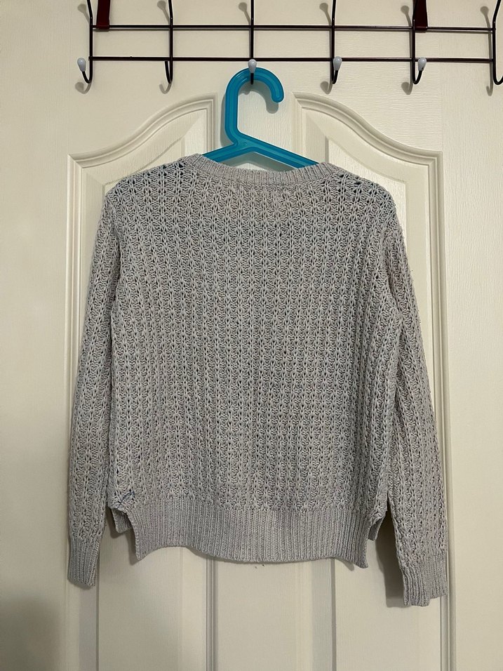 Gri Örgü çocuk Kazak - Görsel 2