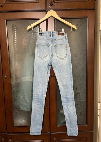 Kadın Skinny Midi Denim Pantolon - Görsel 2
